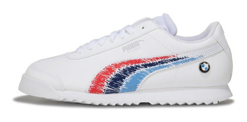 Tenis Puma Nino Blanco BMW MMS ROMA JR 33998202 24.5